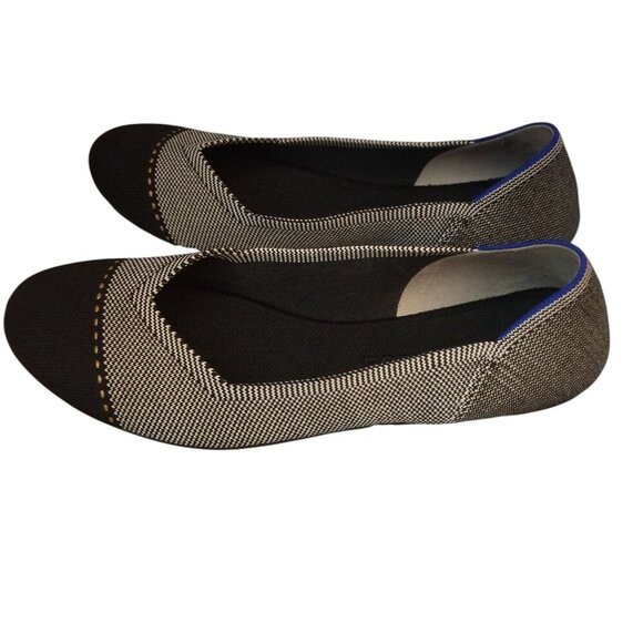 Rothy's Shoes - Rothy's Women's Mist Captoe Black Grey Comfy Ballet Flats Sz 9